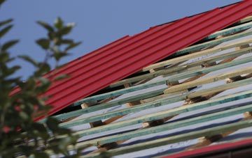 Newton Poppleford corrugated roofing costs